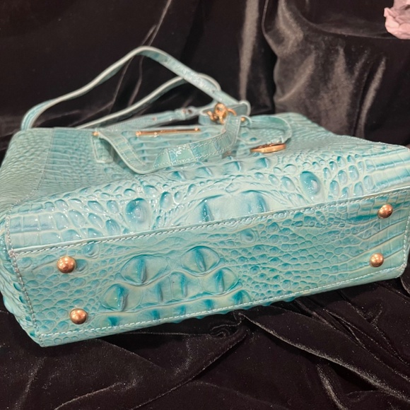 Brahmin Melbourne Crossbody/Satchel in Turquoise - Picture 6 of 9